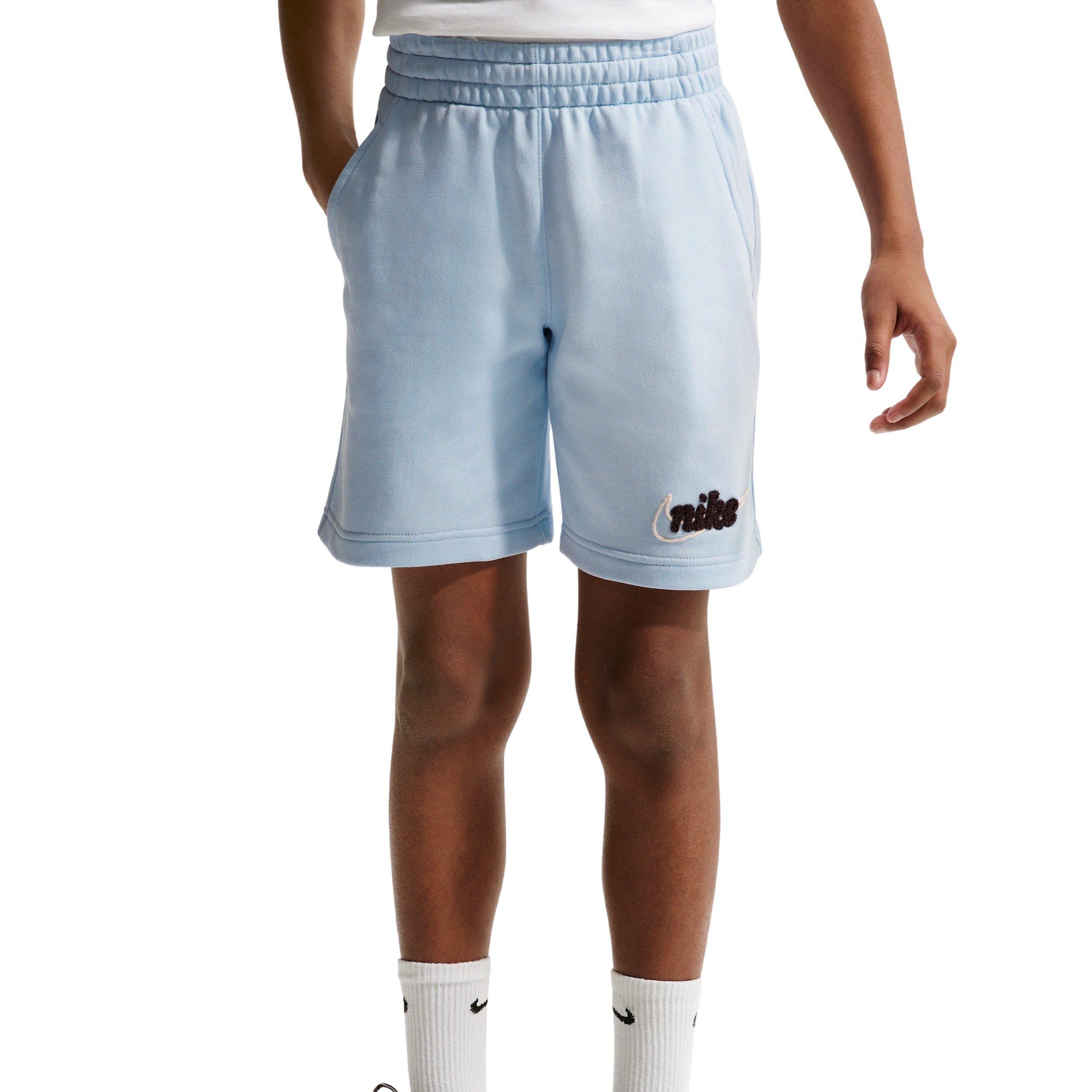 Nike Big Boys' Sportswear Club French Terry Shorts - Blue - BLUE